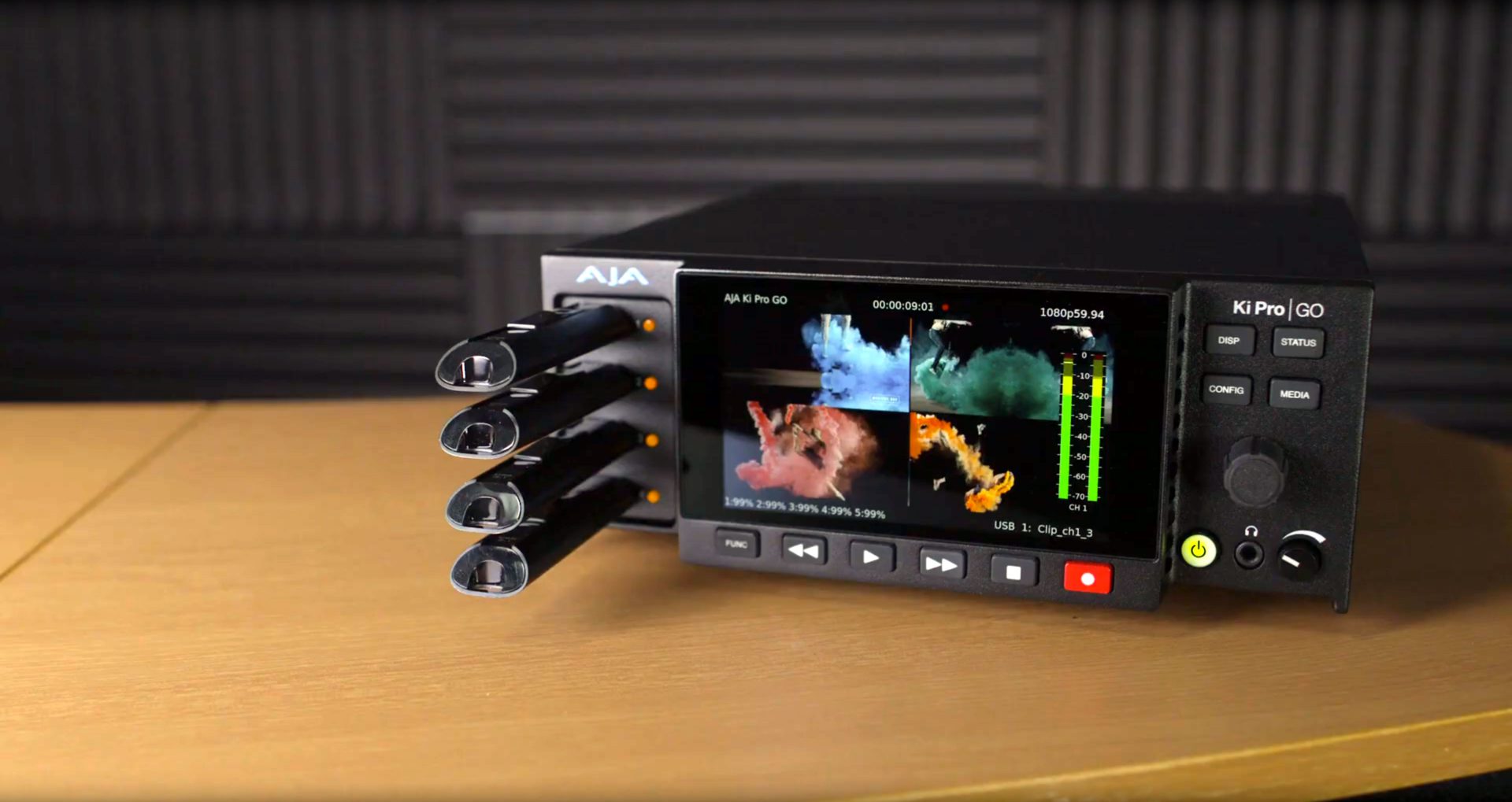 AJA의 멀티채널 HD / SD H.264 레코더 Ki Pro GO 소개