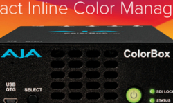 AJA, 방송용 HDR/SDR 컨버터 - ColorBox 출시