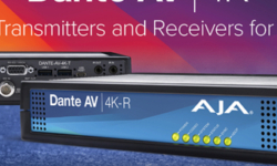 AJA, Dante AV 4K-T 및 4K-R 컨버터 출시