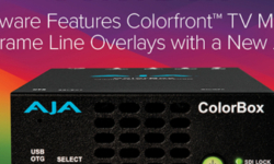 AJA, ColorBox v2.0 펌웨어 출시